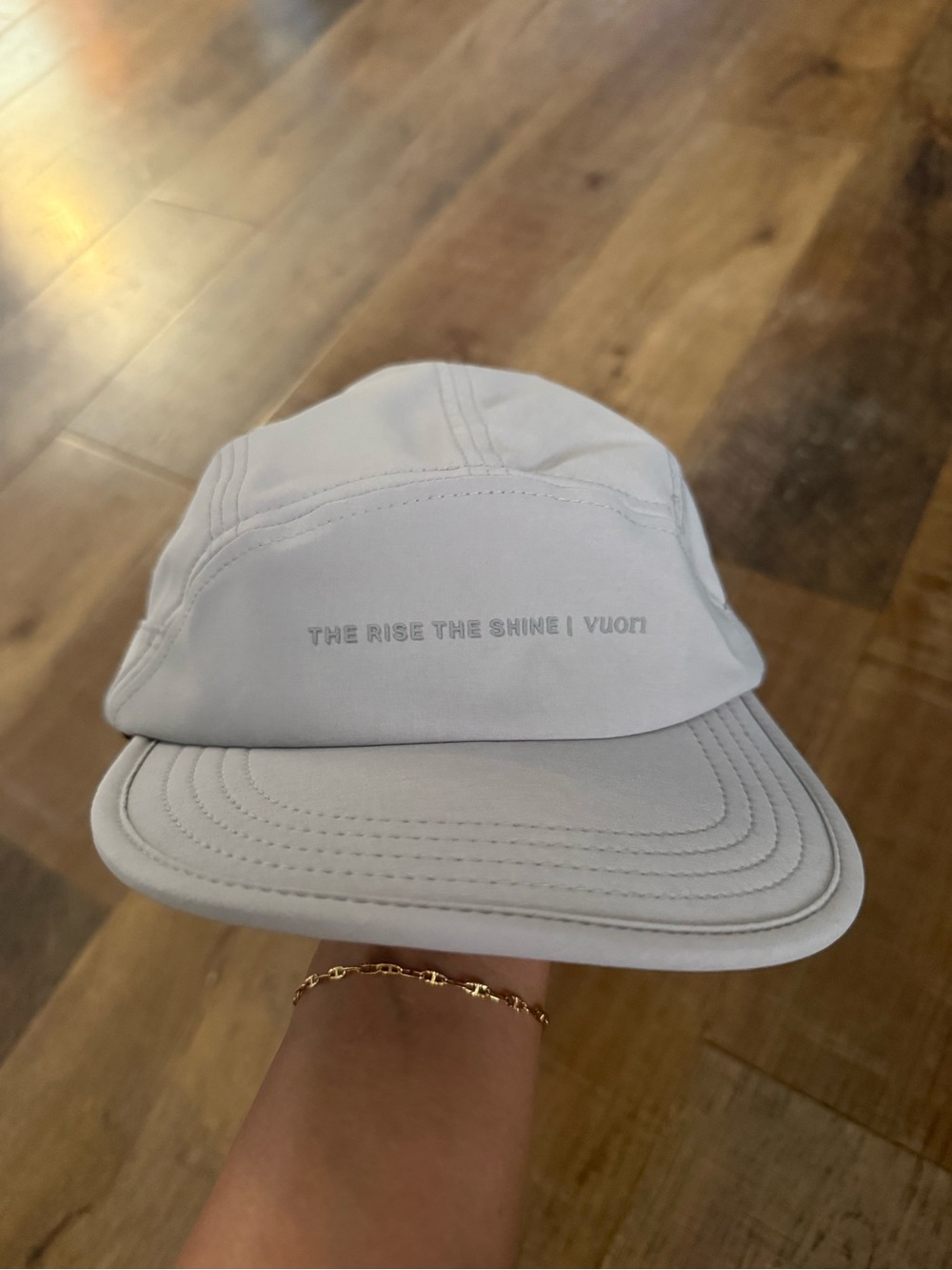 Vuori Light Gray Performance Cap
